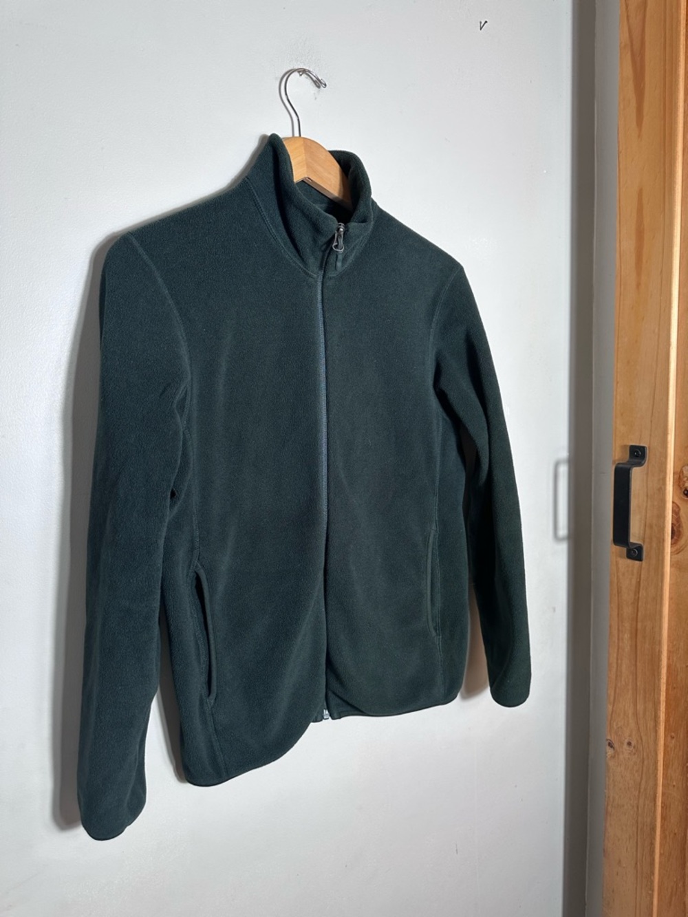 Uniqlo Dark Green Fleece Jacket